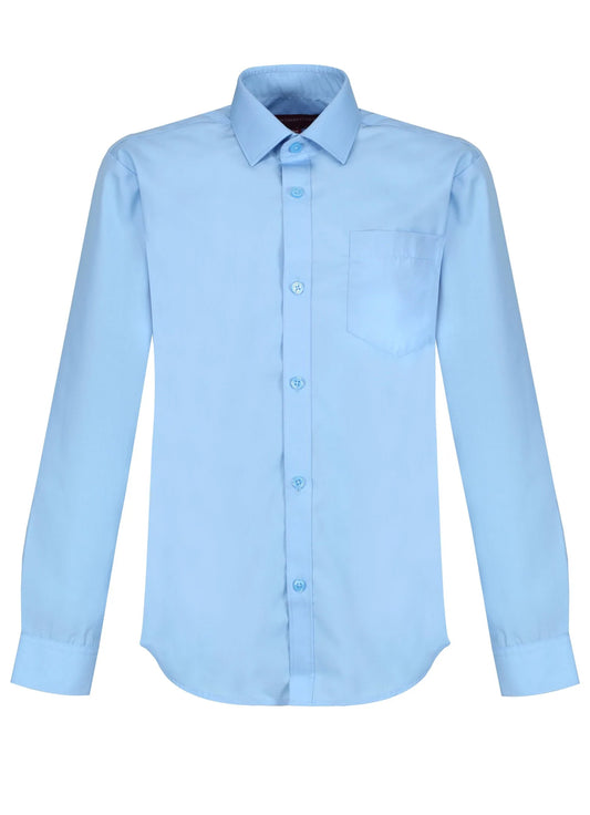 Winterbottom's - Long Sleeved Shirts - Blue