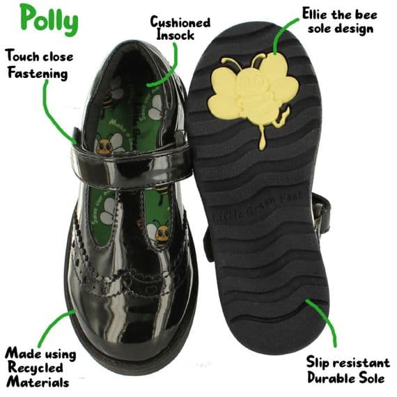 Little Green Feet - Girls 'Polly' Shoes