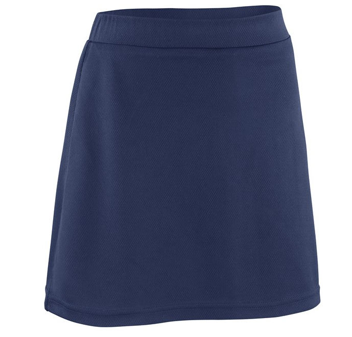 Girls PE Skort - Black/Navy