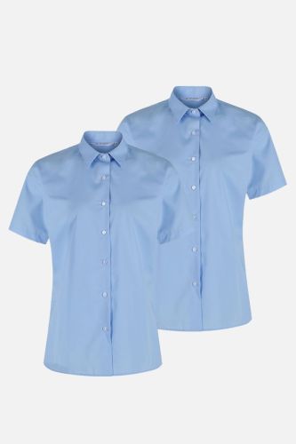 Trutex - Short Sleeved Blouses - Blue