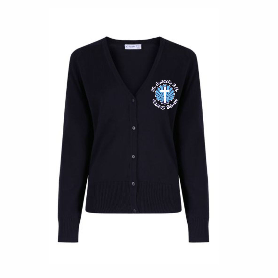 St James's Primary - Knitwear Cardigan *DISCONTINUED LOGO*