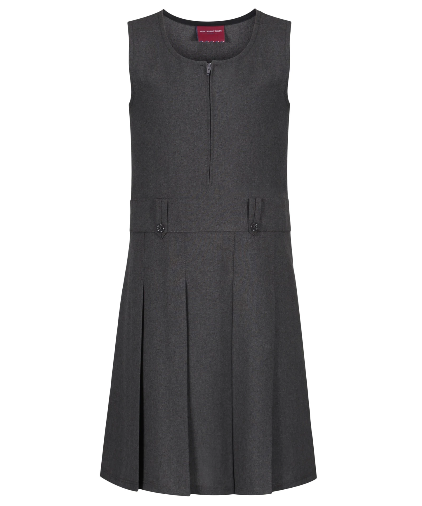 Winterbottom's - Flower Pinafore - Grey